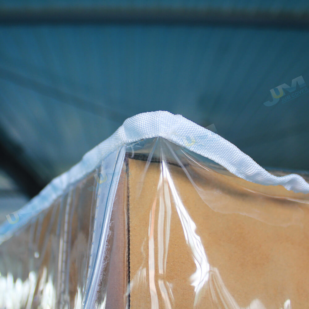 0.5 MM, 0.7 MM PVC Transparent Waterproof Tarp Heavy Duty Outdoor PVC Clear Tarpaulins Garden Rain Cover