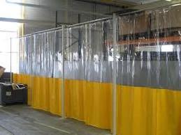 Curtain Wall Industrial Curtain Dividers PVC Strip Doors