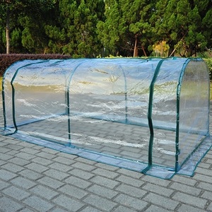 Large Walk In Greenhouse Clear Tarpaulin PVC Garden curtain Outdoor