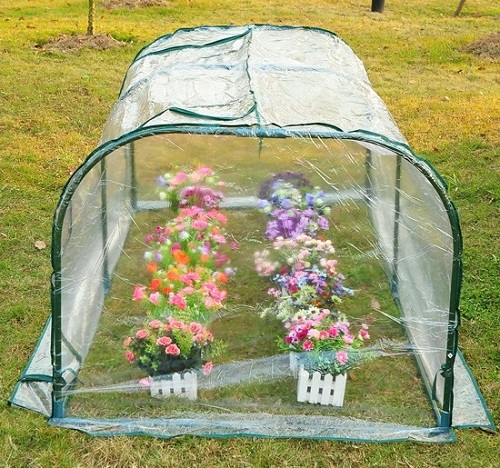 Large Walk In Greenhouse Clear Tarpaulin PVC Garden curtain Outdoor