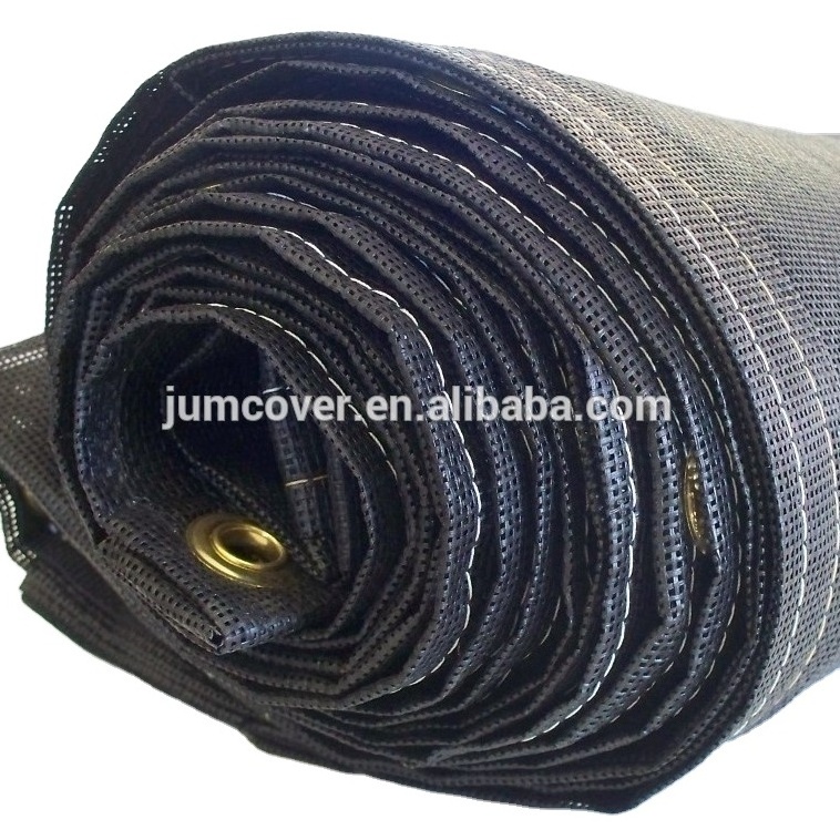 High quality vinyl coated woven polyester PVC coated mesh fabric