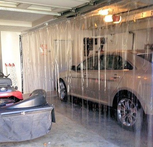 Transparent PVC Curtain Car Wash Curtain Clear Panel Industrial Plastic Curtains For Terrace