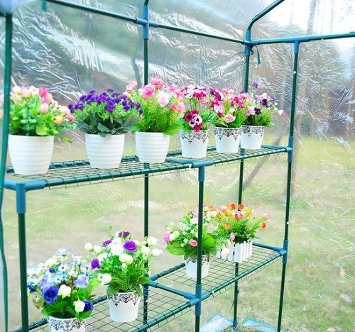 Large Walk In Greenhouse Clear Tarpaulin PVC Garden curtain Outdoor