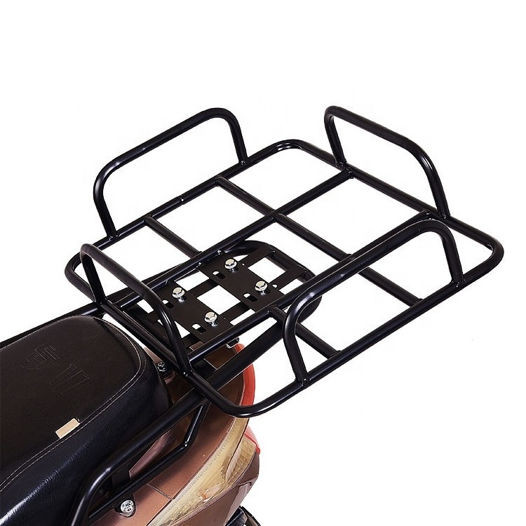 Take-out Electric Bicycle Car Rear Rack Fixed Bracket Food Delivery Backpack Iron Shelf