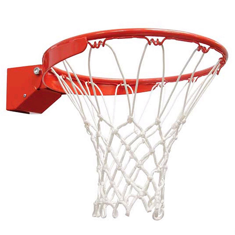 Elastic basketball ring for competition basketball hoop net