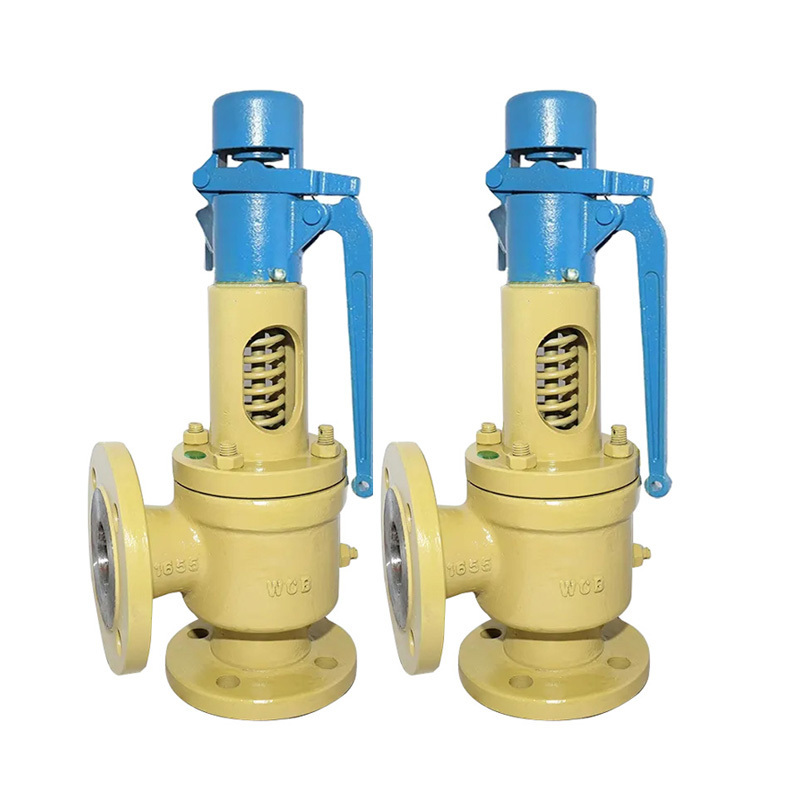 Carbon Steel Pressure Relief Valves Water Air Steam Oil Boiler Spring Loaded Flange Safety Valve