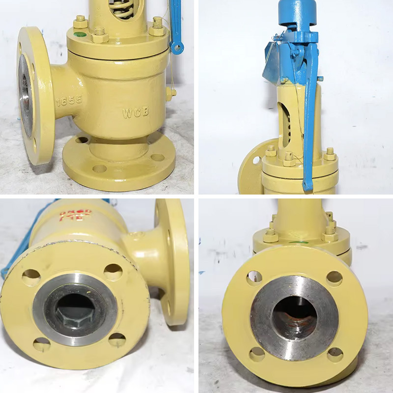 Carbon Steel Pressure Relief Valves Water Air Steam Oil Boiler Spring Loaded Flange Safety Valve