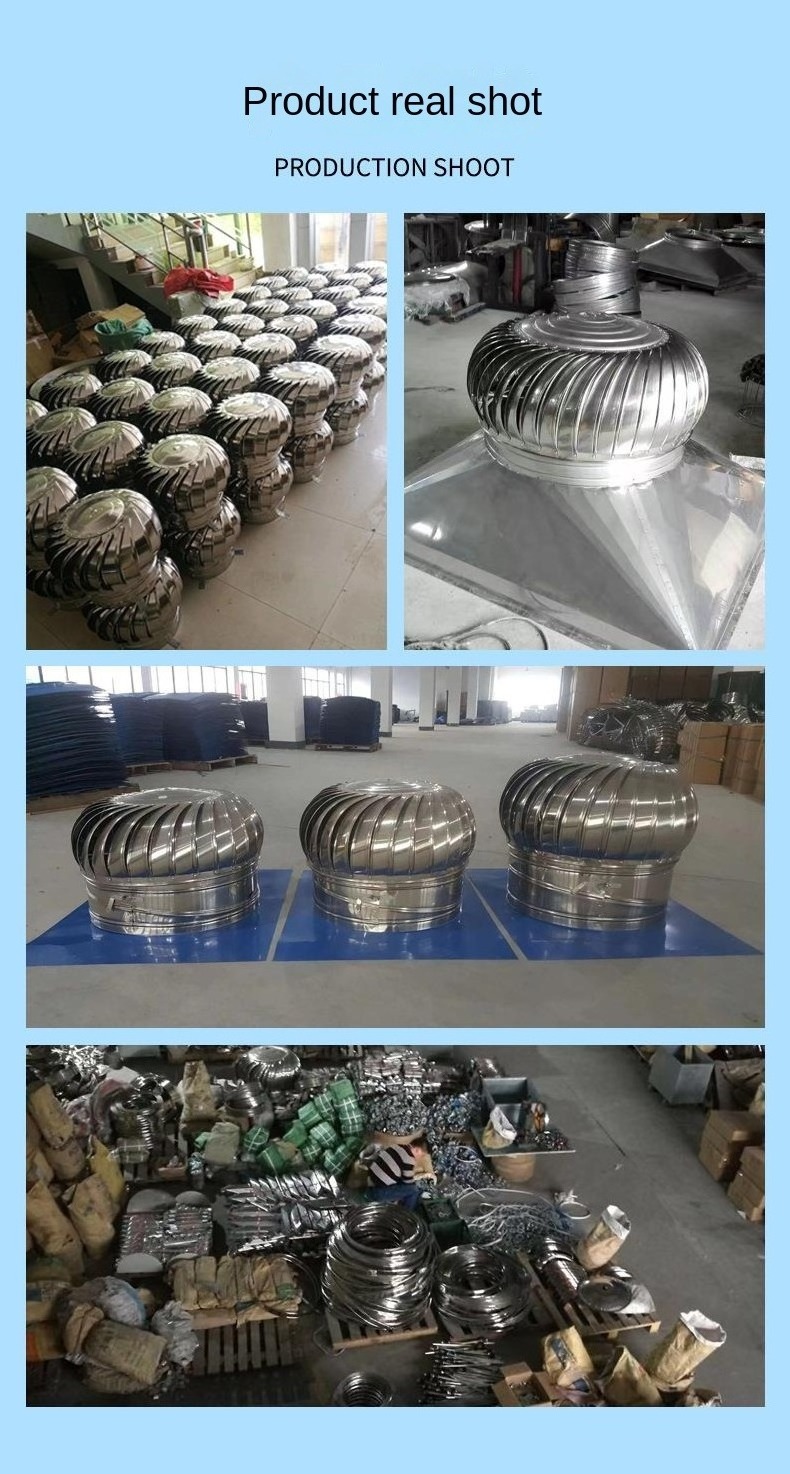 aluminum alloy turbine roof exhaust fan  chimney roof exhaust fan driven roof turbo ventilator turbine exhaust fan