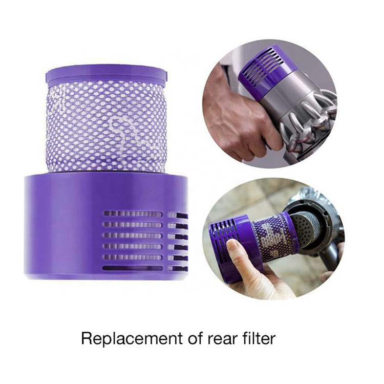 Vacuum filters replacement parts compatible with dysons v15 v11 v10 detect vacuum cleaner filter