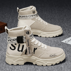 2022 new product round toe high top trendy men boots men