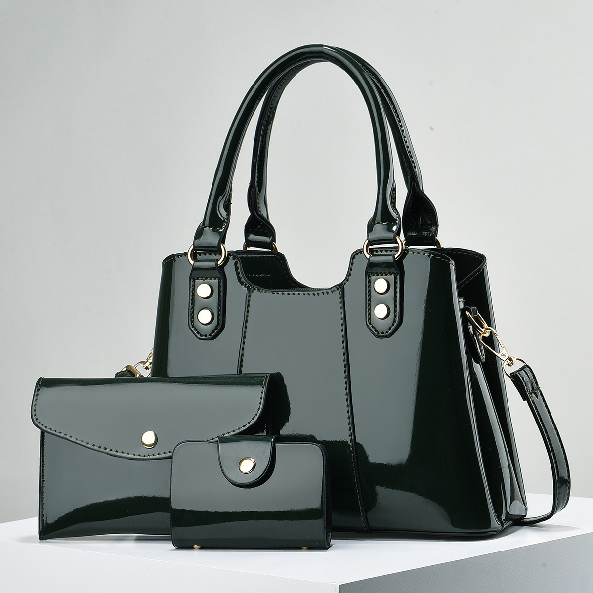 Guangzhou factory wholesale ladies bags high quality pu leather handbags for women