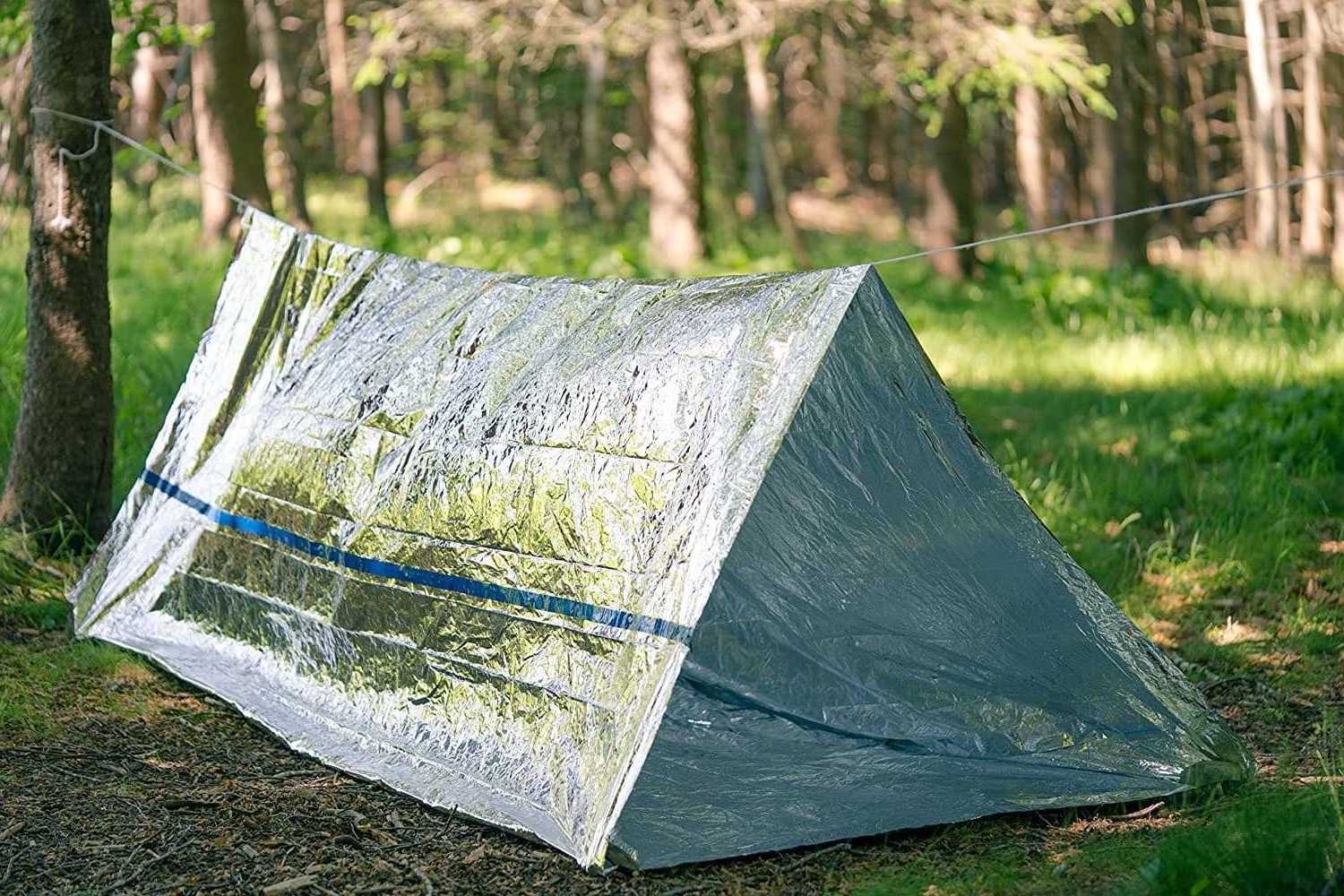 All weather waterproof Camping Tent Emergency Survival Gear Earthquake Shelter two Person Emergency Tent