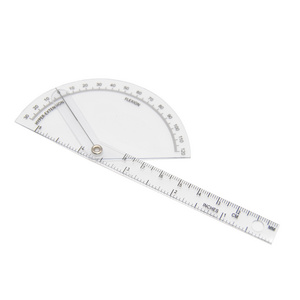 Medical Plastic Angel Ruler 100mm Manual Finger Protractor 120 Degree Accuracy