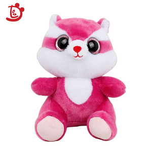 juguetes OEM design cartoon cute big eyes plush squirrel toy fashion custom stuffed plush soft toy lion Elephant Huskie squirrel