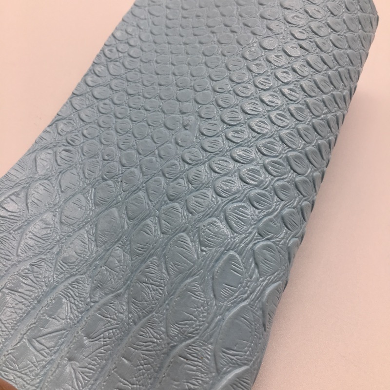 Embossed crocodile skin PU faux leather for making lady bags and shoes materials