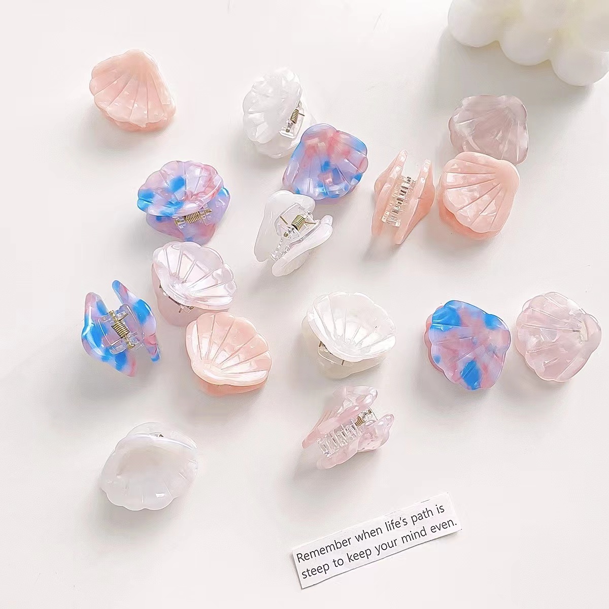 Cute mini sea shell claw clip kids Mini Seashells Hair Clip Sweet Hair Accessories For Women