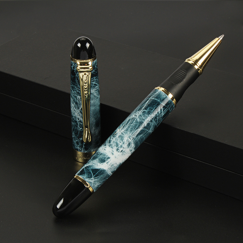 Wholesale Luxury Famous Brand Jumbo Pens Marble Paint Jinhao X450 Fountain Pen With Gift Pen Box