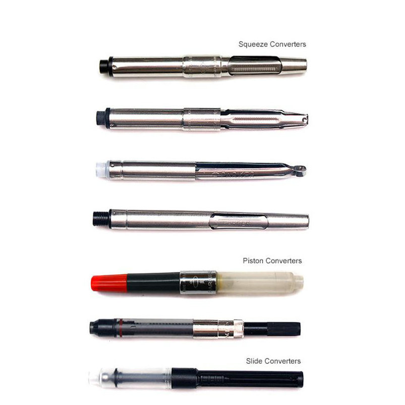 Wholesale Pen Parts Metal Pen making kits Fountain Pen Nibs Ink Convertor refill ink Cartridge