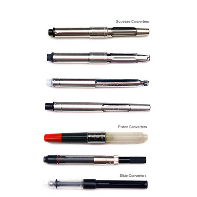 Wholesale Pen Parts Metal Pen making kits Fountain Pen Nibs Ink Convertor refill ink Cartridge