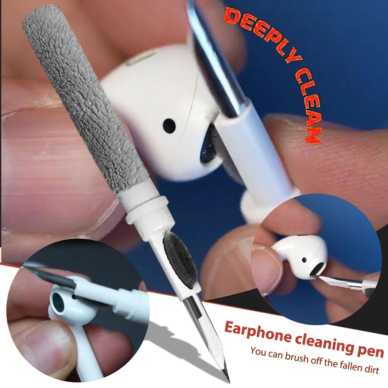 Portable Bluetooth Cleaner Kit Pro 1 2 Earbuds Wireless Earphone Headphone Cleaning Pen For Airpods