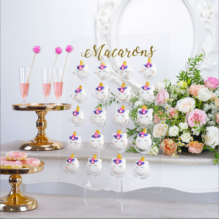 Acrylic Macaron Donut Display Stand Wedding Table Dessert Display Stand