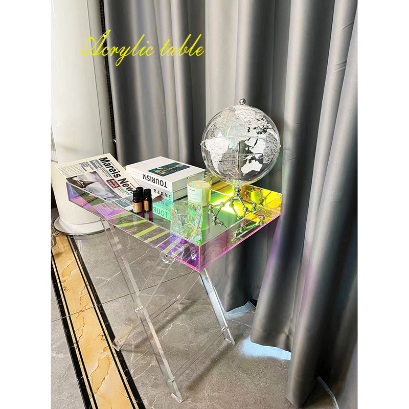 Transparent Acrylic Modern Creative Home Folding Table