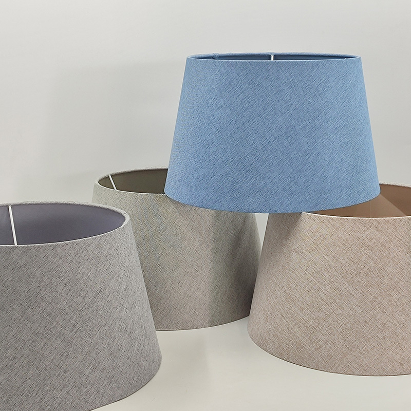 Wholesale Custom Modern Home Goods Hotel Cone Linen Fabric Table Lamp Covers Shades