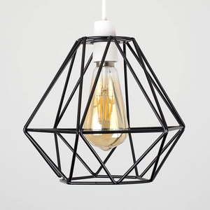 DIY Vintage wire metal basket cage Ceiling Light/lamp Shade frame