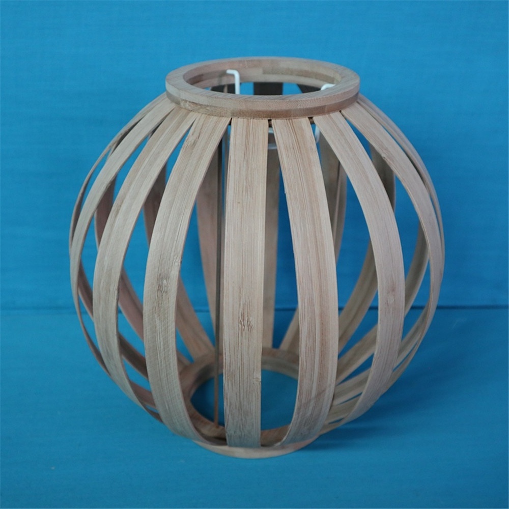 Natural Bamboo Ceiling Lighting Wicker DIY Rattan Lamp Shades,Weave Hanging Light Living Room Pendant Light shade