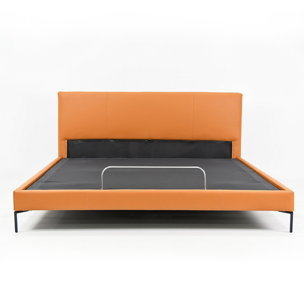 Rondure UBF Orange KingSize Okin Motor Electric Adjustable Bed Zero Gravity Upholstery  Electric Adjustable Bed Frame Base