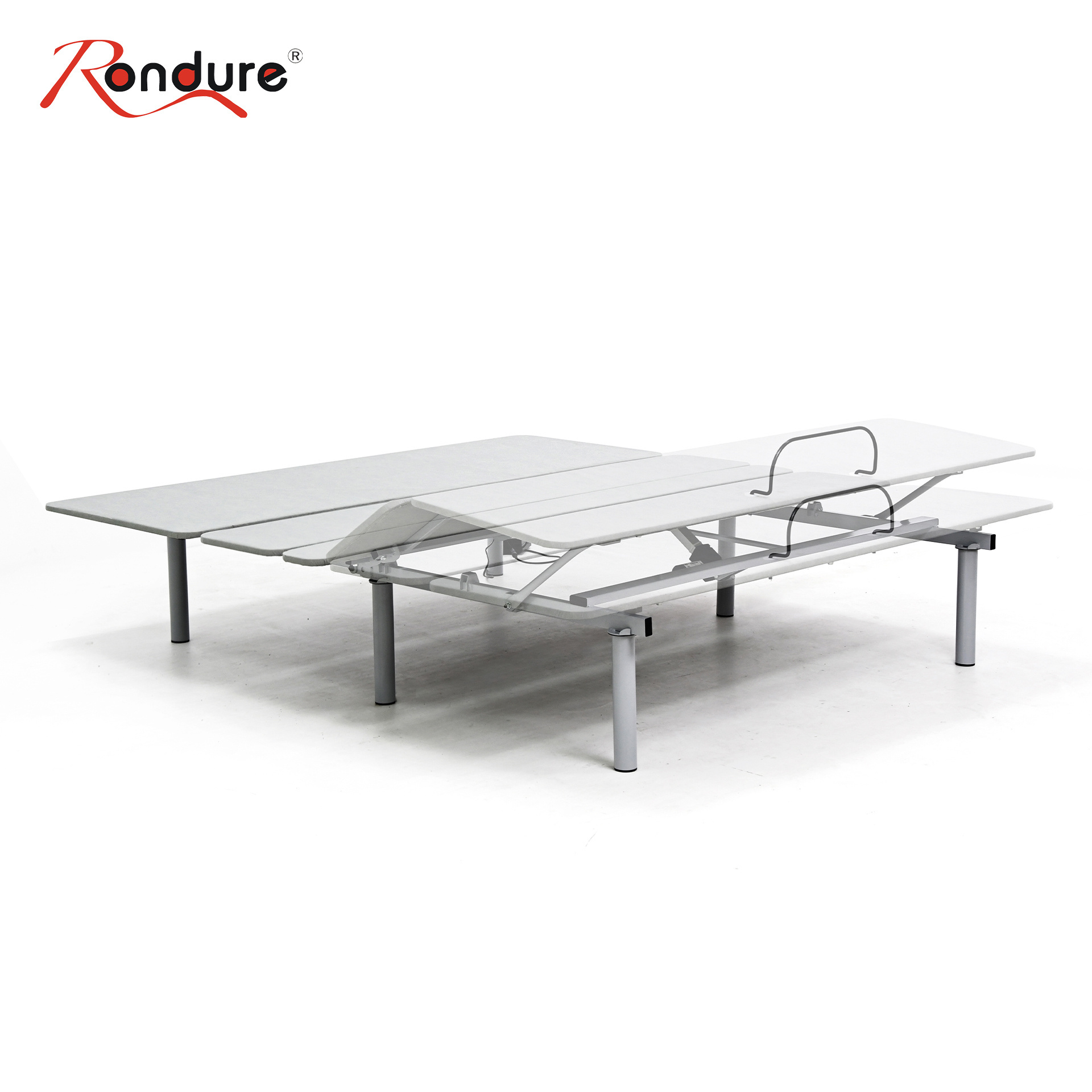 Rondure TW02 Wireless Remote Grey electric adjustable bed frame King Size Electric Adjustable Bed Base Adjustable Bed Sale