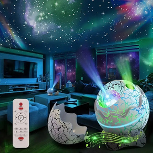 2024 new style dinosaur egg galaxy starry sky star projector music light with ocean wave