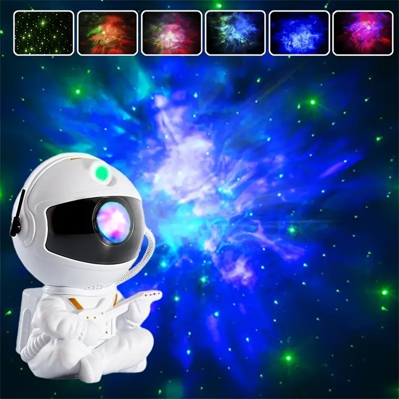 new product real astronaut galaxy projector lamp star galaxy night light - astronaut spaceman