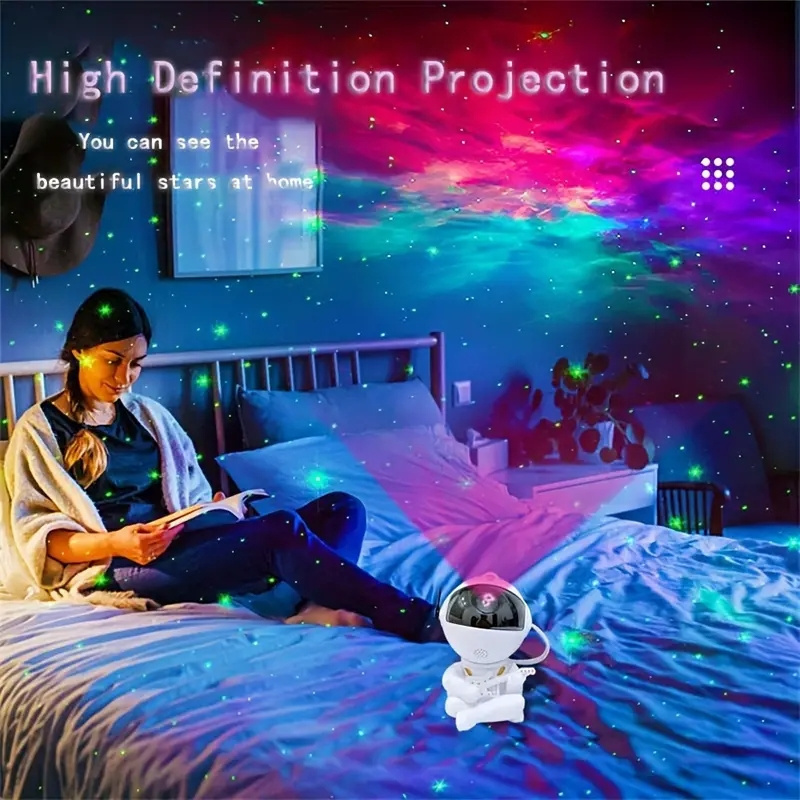 creative astronaut starry sky projector lights northern star night light with galaxy design