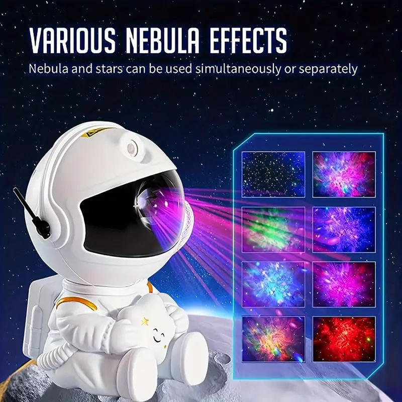 1pc astronaut space projection night light full of star mini lamp starry projector with galaxy