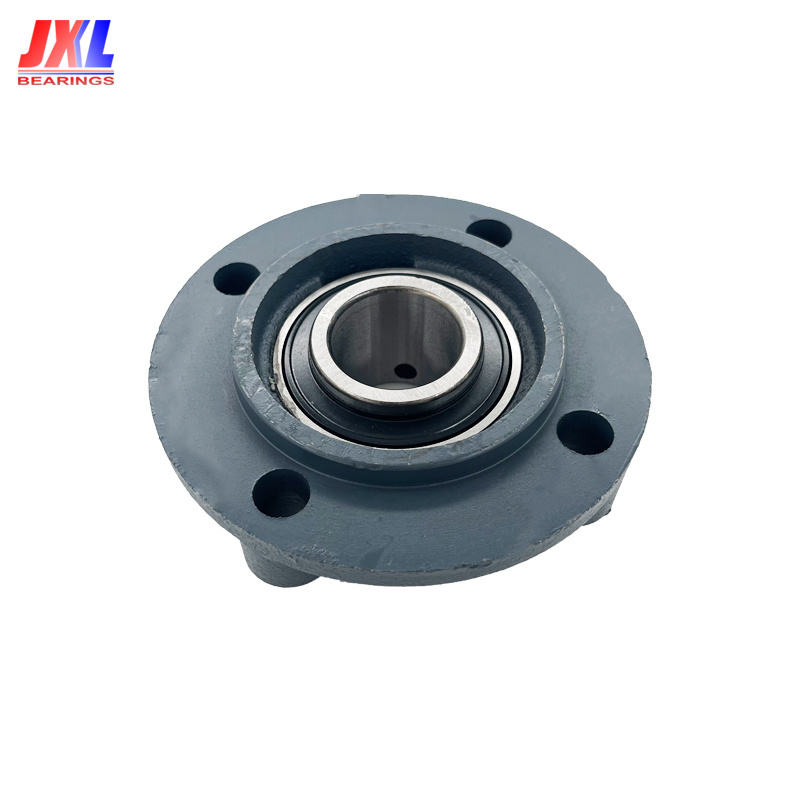 JXL UCFC205H Medium Duty 4 Bolt Cast Iron Housing Cartridge Bearing Units Flange Cartridge Pillow Block Bearing