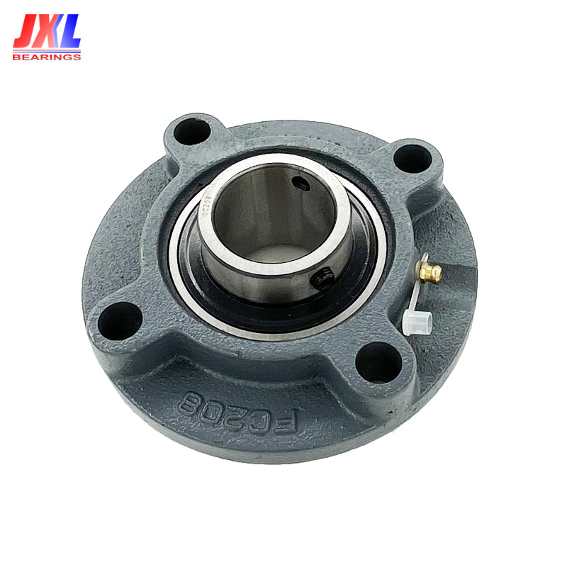 JXL UCFC218H Cartridge Insert Unit Round Flange Pillow Block Bearing For Agricultural Machinery