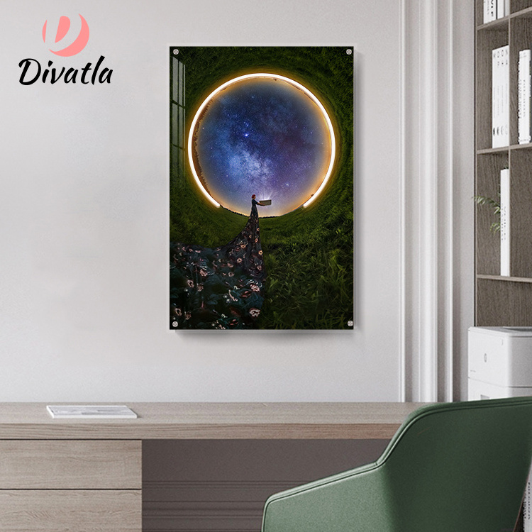 DIVATLA 2023 Trendy Wall Mounted Art Painting Drawing Indoor Flexible Rope 4W Led Neon Lighting