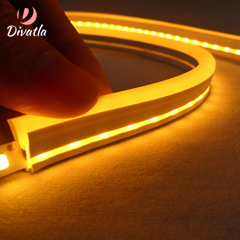 DIVATLA  High Quality custom LED Side Lighting Strip Flexible Lamp Showroom Decorative LED Neon Rope Lights