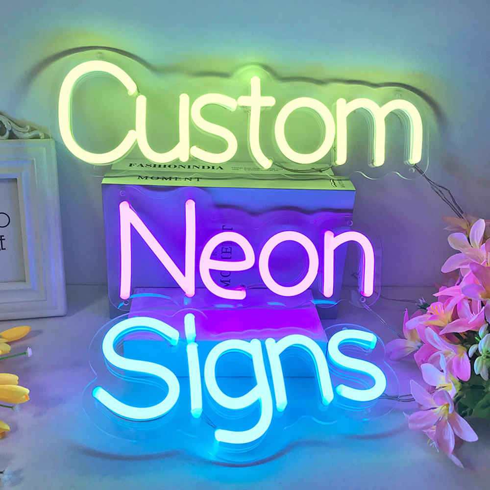 DIVATLA  Customized Multiple Colour Halloween Party Decoration Fashion Atmosphere Acrylic LED Light Neon Signs