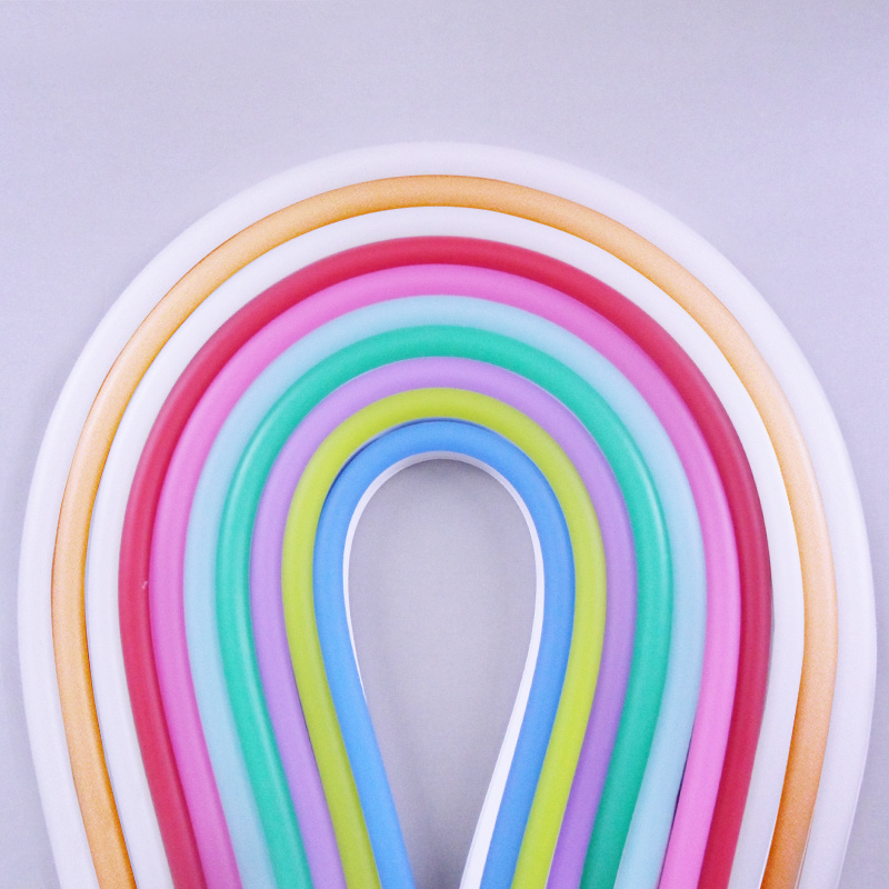 DIVATLA Waterproof Bendable Custom Neon Tube Flex Glue Free Silicone Flex Lamp Strip LED Light Strip