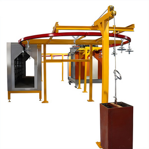 Longen  Customized Full Automatic Powder Coating Paint Line Systems Automatic Spray Painting Booth Equipment