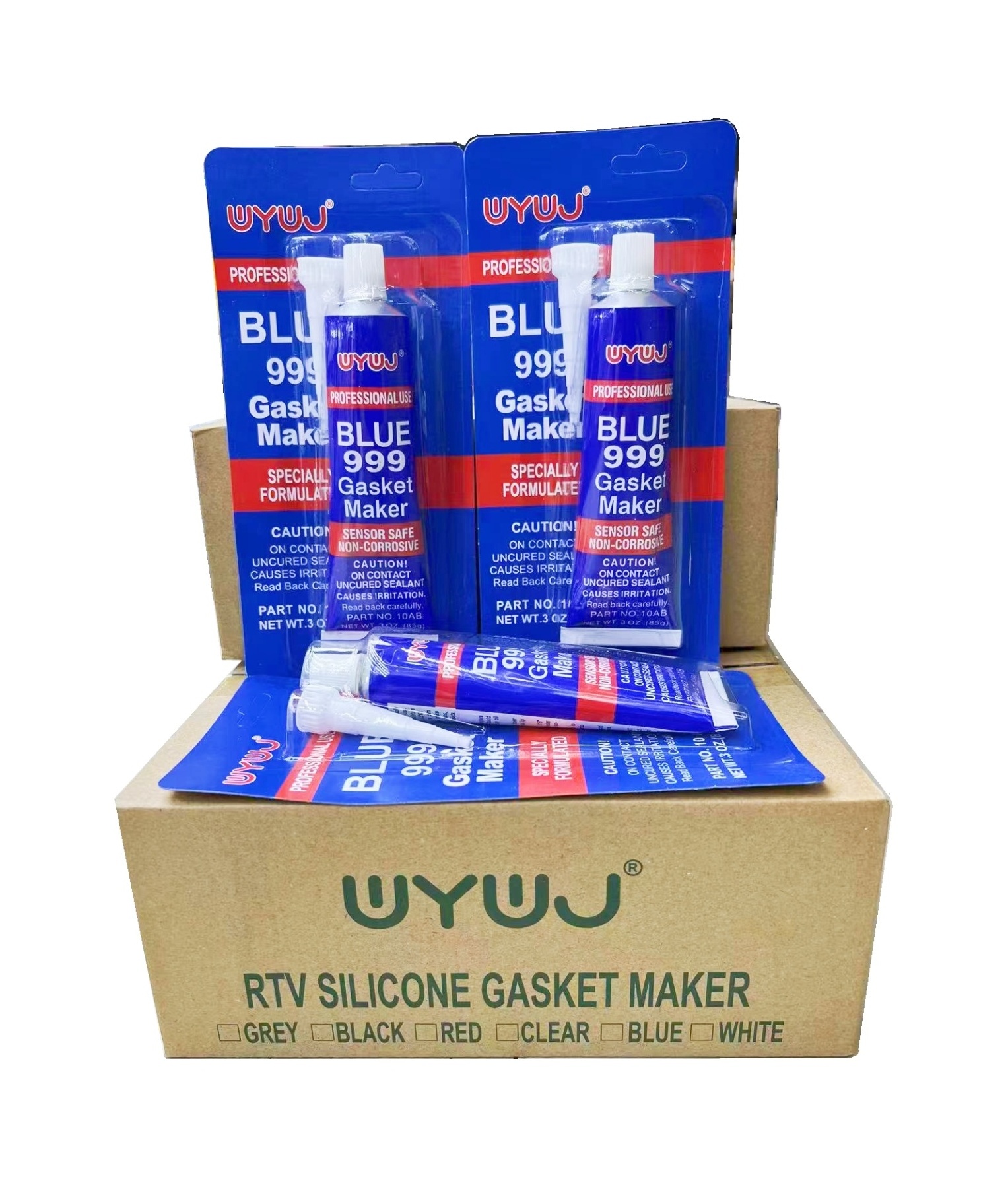 85g RTV Silicone 999 Gasket Maker Car Silicone Sealant Grey Clear Black Red Blue