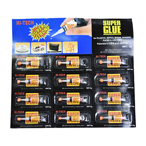 New self-adhesive strong waterproof and heat resistant transparent universal liquid glue yellow and black packaging