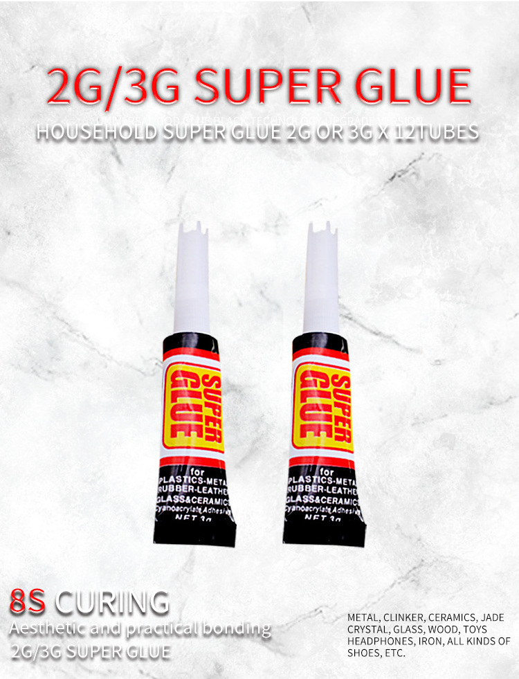 Super Glue  Gel Super Glue 502 3g Customized Pack