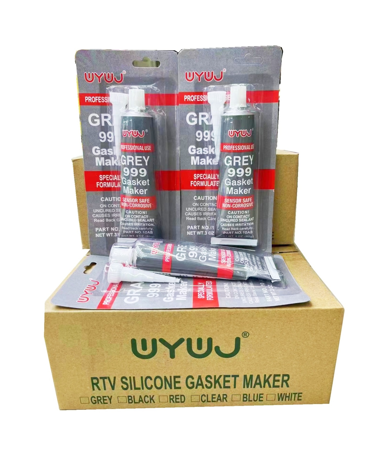 85g RTV Silicone 999 Gasket Maker Car Silicone Sealant Grey Clear Black Red Blue