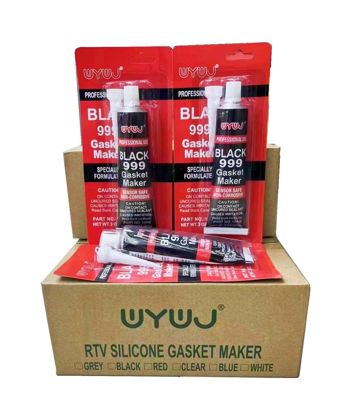 85g RTV Silicone 999 Gasket Maker Car Silicone Sealant Grey Clear Black Red Blue