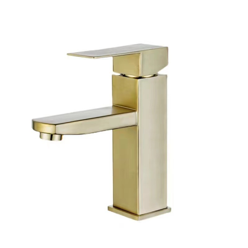 304 stainless steel faucet cold and hot brass basin toilet wash basin bathroom cabinet water basin faucet