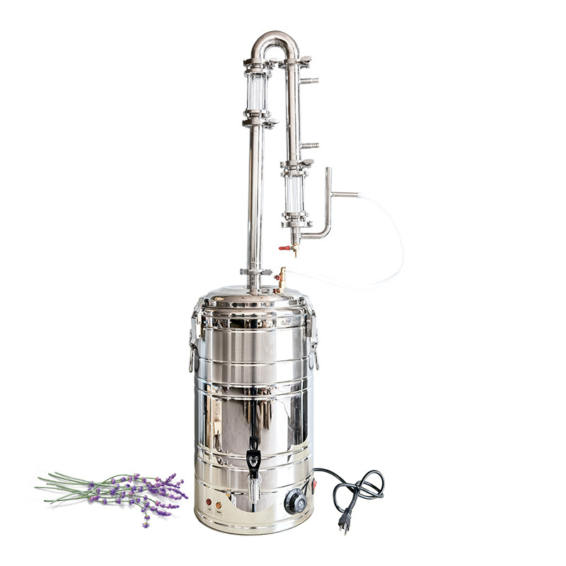 20L household 110V plug-in essential oil pure dew extraction distilled water machine distiller lavender rose viewer wholesale