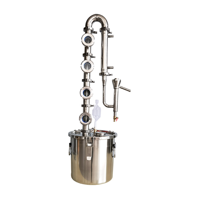 6L12L20L33L50L70L98L Wine degree viewer Household Alcohol distiller Whiskey rum Distiller 4 layer copper core distillation tower